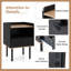 41cm W Particle Board Bedside Table