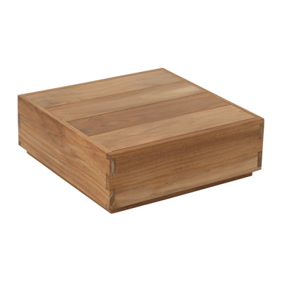 Pacific 22.5" Square Teak Outdoor End Table