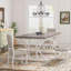 Rectangular Dining Table with Stainless Steel Base-708779072-708779102-708797609