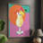 Pina Colada Framed Print - Solid Wood-1915259157