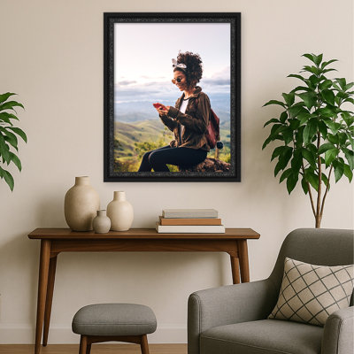 Downton Black Wood Picture Frame