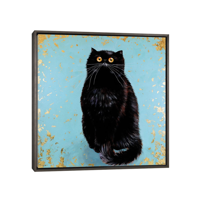 « Hendricks » par Kim Haskins, reproduction d’art, H 26 po x l 26 po x 1,5 po, Dark Rustic Wood Framed, Pas de tapis