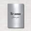 Art mural en métal luxueux «I Love You In French» par Seven Trees Design, 16 po x 24 po-114798604