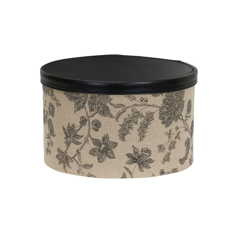 Boîtes à chapeaux rondes, Floral