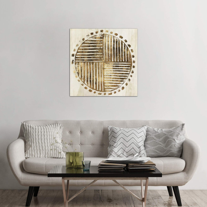 African Lines I by Eva Watts - Wrapped Canvas Painting, 93.98 cm H x 93.98 cm W x 3.175 cm D