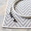 Tapis d'intérieur / extérieur à chevrons lavable à la machine d'intérieur / extérieur MSR Cy Martha Stewart-61939220