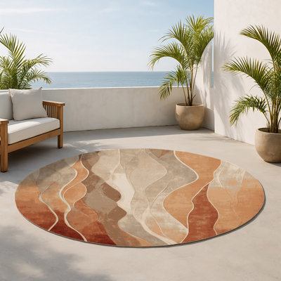 Tapis d'intérieur et d'extérieur Fluid Serenity