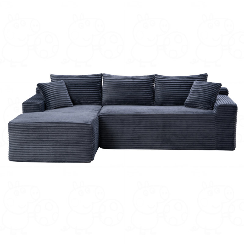 Canapé modulaire 106,3 po Cloud, Gris