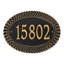 Chartwell Personalized Standard 1-Line Wall Address Plaque-1581402110-1581402107