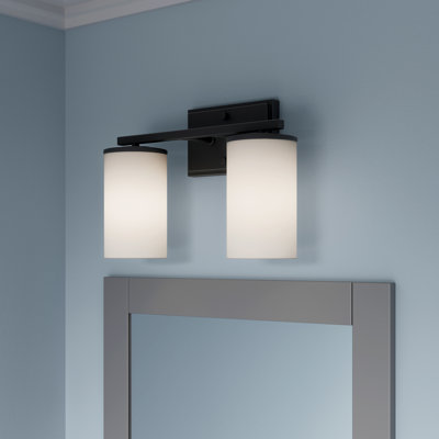 Verlana 14" 2-Light Vanity - Matte Black