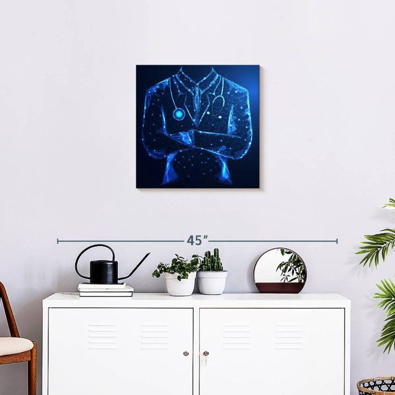 Digital Doctor, 20" H x 20" W