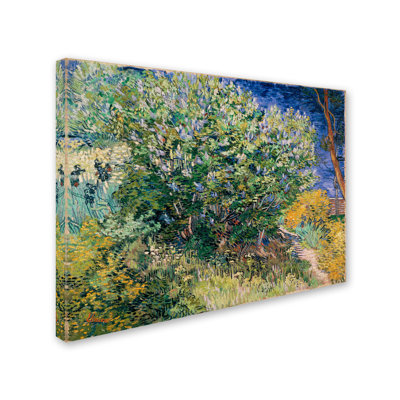 «Lilac Bush» par Vincent Van Gogh - reproduction d'art sur toile tendue
