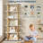 6-Tier Industrial Bookshelf, 71" Tall Wood and Metal Bookcase, Freestanding Open Storage Shelf for Home Office-940630243
