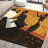 Chic and Modern With Pile Soft Printed Rug Featuring a Striking Geometric Pattern in Hues Perfect for Enhancing Your Living Room or Bedroom Decor-1363464481