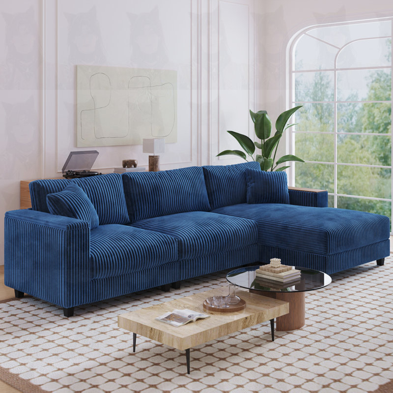 Canapés modulaires avec rangement, Bleu antique