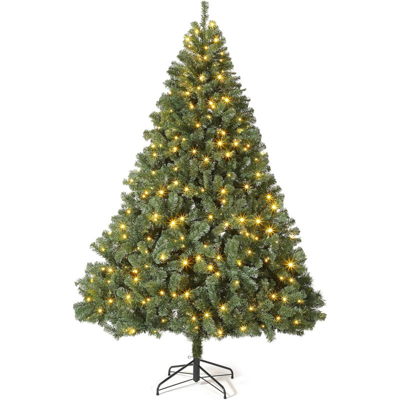 Lighted Artificial Christmas Tree, 2.4' H