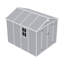 Grey Plastic Outdoor Storage Shed