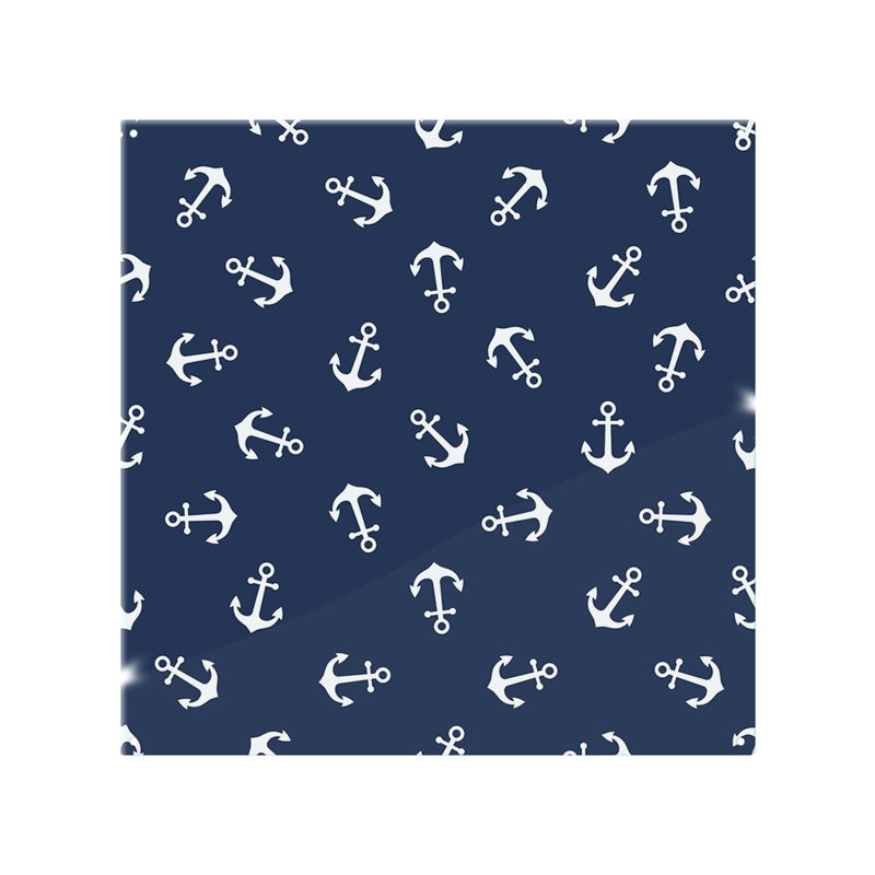 Anchors On Splash Back, 50cm L x 60cm W
