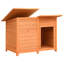 Cage pour chien en pin massif et bois de sapin 47,2 po x 30,3 po x 33,9 po