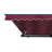 Semi-Cassette Patio Awning with LED Lights - Moroccan Collection -54833130-54833137-131522909