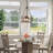 4 - Light Dimmable Drum Chandelier