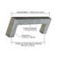 Poignée barre 3,75 "Edge to Center-48866045