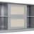 Twin Size Wooden Daybed With Twin Size Trundle, And All-In-One Cabinet And Shelf, Gray-1855209356-1855209355