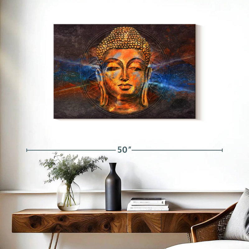 Leisha, tête de Bouddha