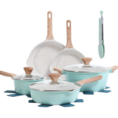 12 - Piece Non-Stick Aluminum Cookware Set