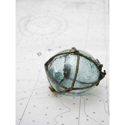 " Glass Fishing Float On Chart " by Savanah Plank