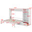 Grand lit escamotable avec tablette-1674393084