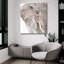  «Elephant Grooves 2» par Annie Warren, art mural en verre acrylique, 36 po x 36 po-1242056994