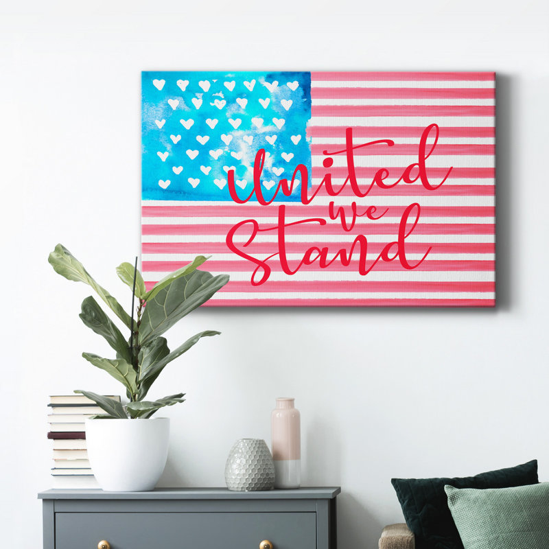 " United We Stand II ", 12" H x 8" W x 1" D