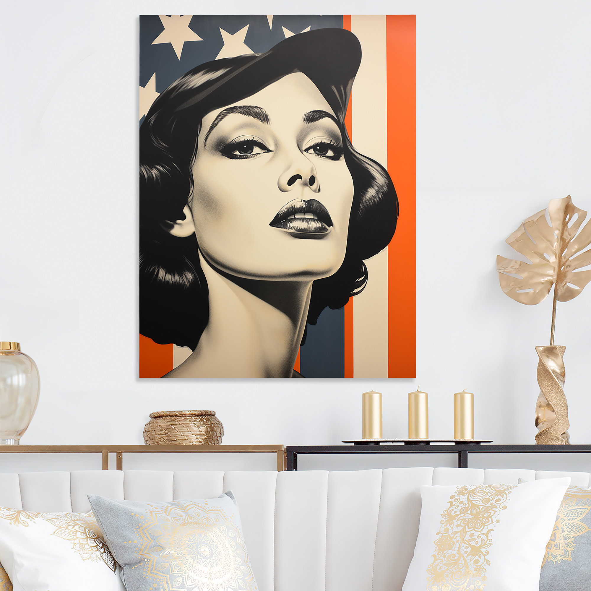 Lark Manor™ Great American Nude Pop Art - Pop Art Metal Wall Art Print | Wayfair