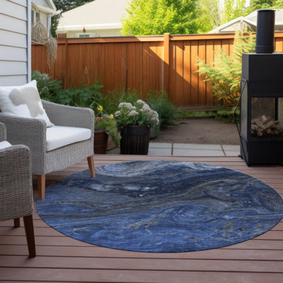 Altair Washable Abstract Indoor / Outdoor Rug