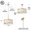 Lustre tambour 3 lumières Corzine