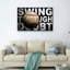 Ensemble de 1 toile murale Swing Through Doubt-129321525-129321524