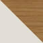 Yonkers 63" Mid-Century Modern Sideboard with 4 Shelves in Off White and Natural-1212492832