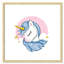 Impression sur papier Sparkly Unicorn-47848572-47848586