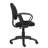 Jea Swivel Posture Chair, Loop Arms, Black Tweed, Rolling Wheels-117561195