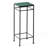 27.25"/24"/20" H Set Of 3 Sqaure Nesting Planter Stands With Green Pattern Ceramic Tiles Table Top
