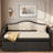 Wooden Daybed With Trundle, 2 Storage Drawers And Upholstered Button Tufted Backrest-1570164787