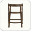 Ensemble de 2 tabourets de comptoir en bois d'hévéa Ensemble pratique, durable, élégant, fonctionnel, compact, confortable-121321834