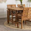 Harbison 4 - Person Acacia Wood Patio Dining Set with Rectangular Table-59400813