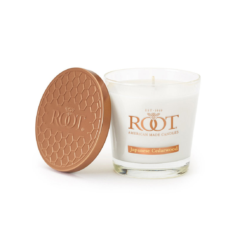 Root Candles Japanese Cedarwood Scented Jar Candle, Jar 6.3 oz.