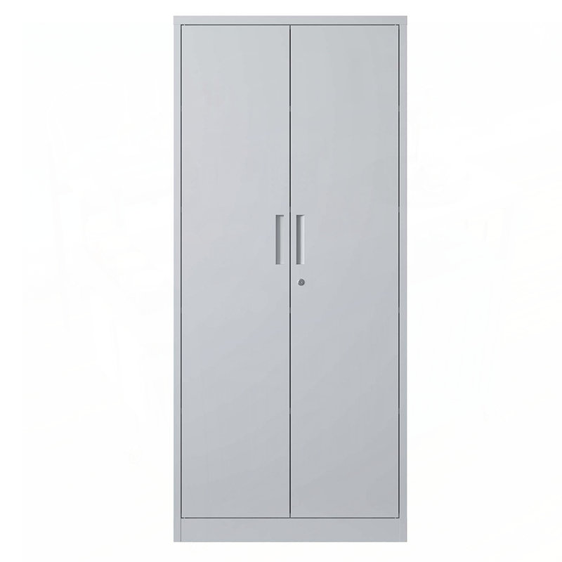 Armoire de rangement en acier 71 po pour outils avec portes et 3 tablettes réglables, armoires de rangement pour garage, classeur verrouillable pour bureau à domicile, salle de classe, garde-manger