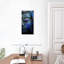 «Blue Meditating Buddha», reproduction sur toile-1939906919