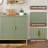 47.2" Wide Buffet Cabinet with Storage, Modern Fluted Accent Sideboard, 4-Door Credenza with Adjustable Shelves, Entryway Console Cabinet, Media Console Table for Kitchen, Dining, Living Room-1702800936