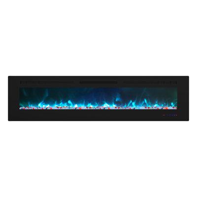 Mcguigan Black Electric Fireplace with 5100 BTU