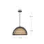 Luminaire suspendu moderne 1 lumière 16-en-1 Verbana-95320109
